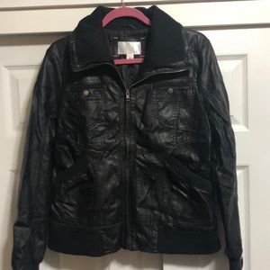 Faux Leather Jacket